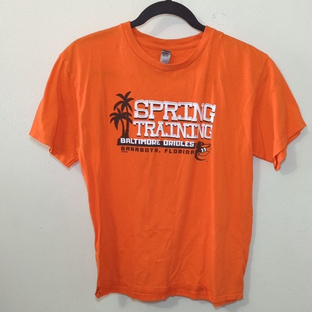 Baltimore Orioles Baseball Spring Training T-Shirt Orange MLB Youth Size XL